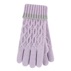 Girls Thermal Insulated Pom Pom Bobble Beanie Hat & Gloves
