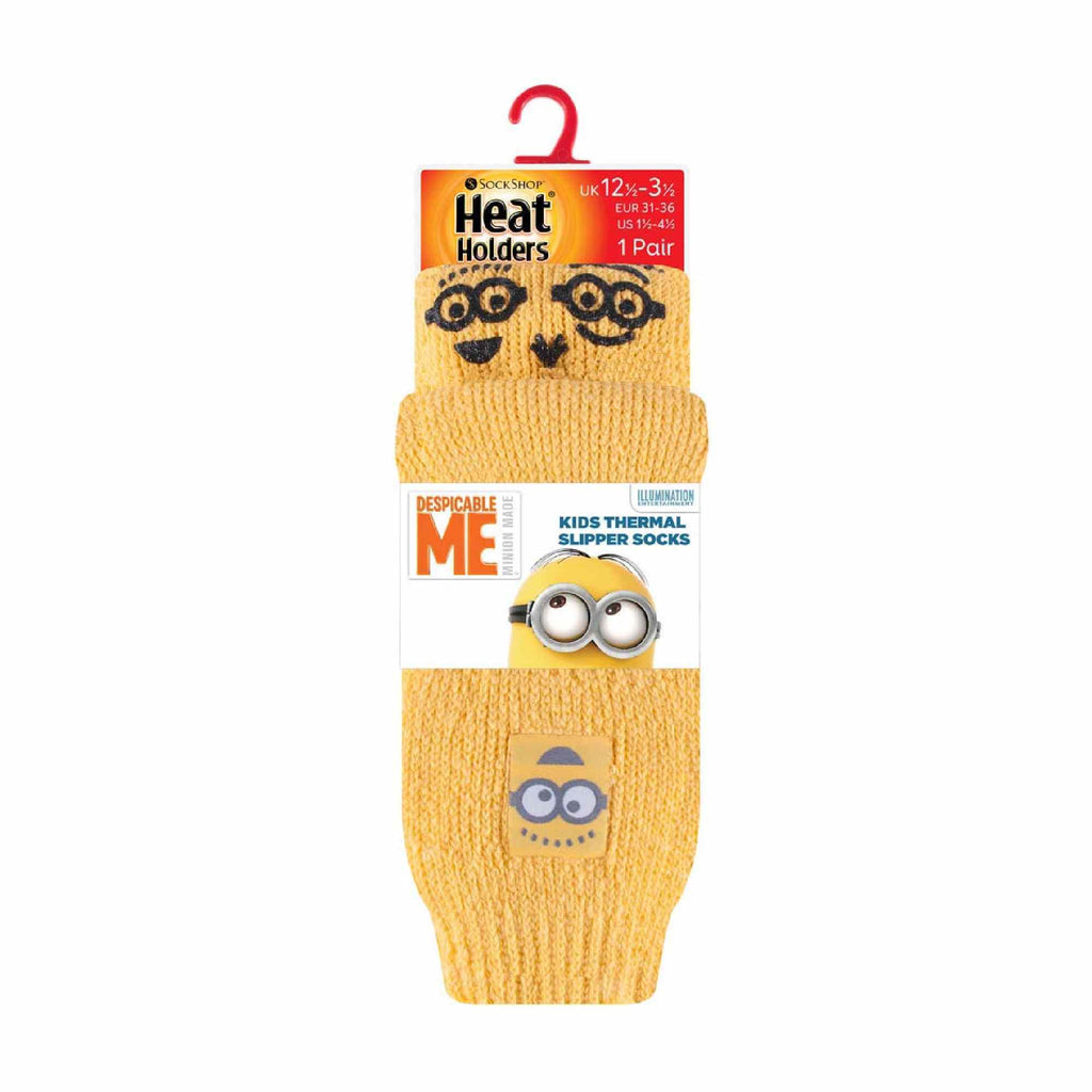 Childrens Character Themed Non Slip 2.3 Tog Thermal Slipper Socks