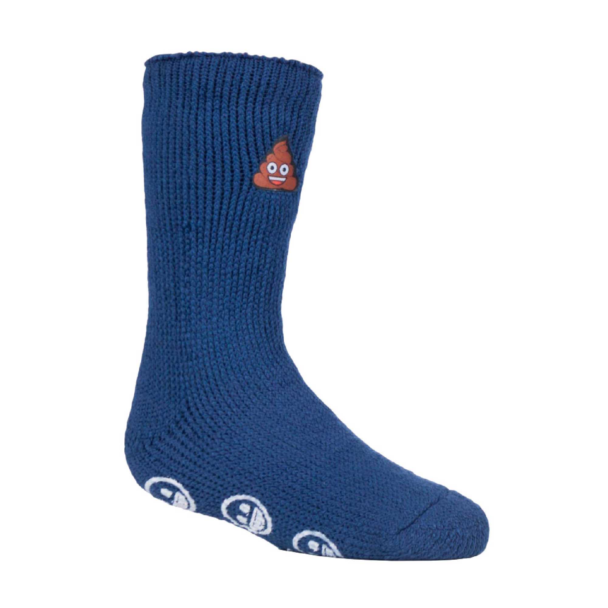 Childrens Character Themed Non Slip 2.3 Tog Thermal Slipper Socks