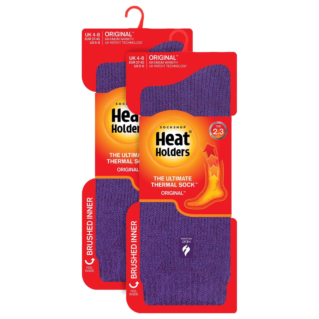 2 Pack Ladies Original Thermal Moisture Wicking Socks