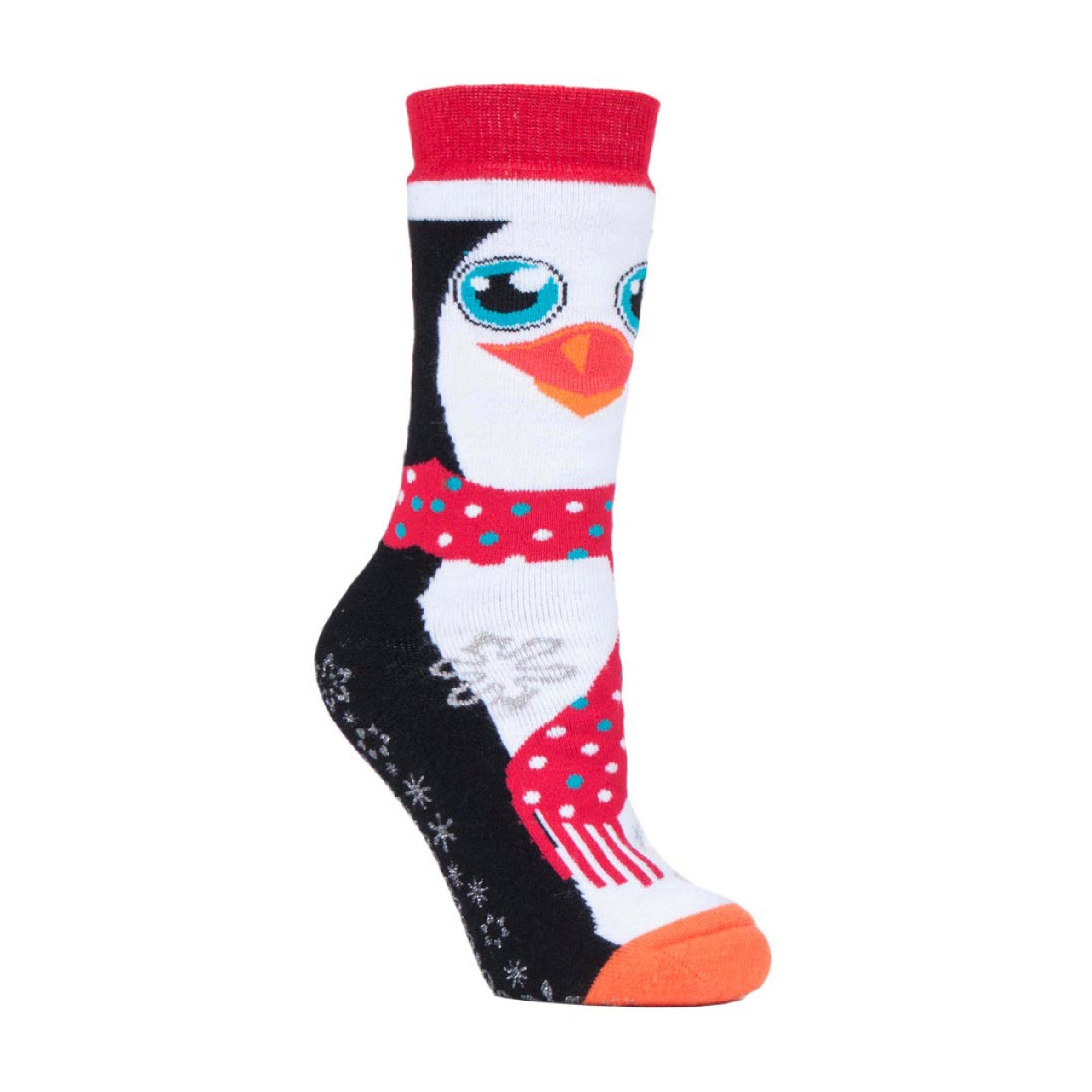 Mens / Ladies Thermal Christmas Non Slip Slipper Socks with Grippers