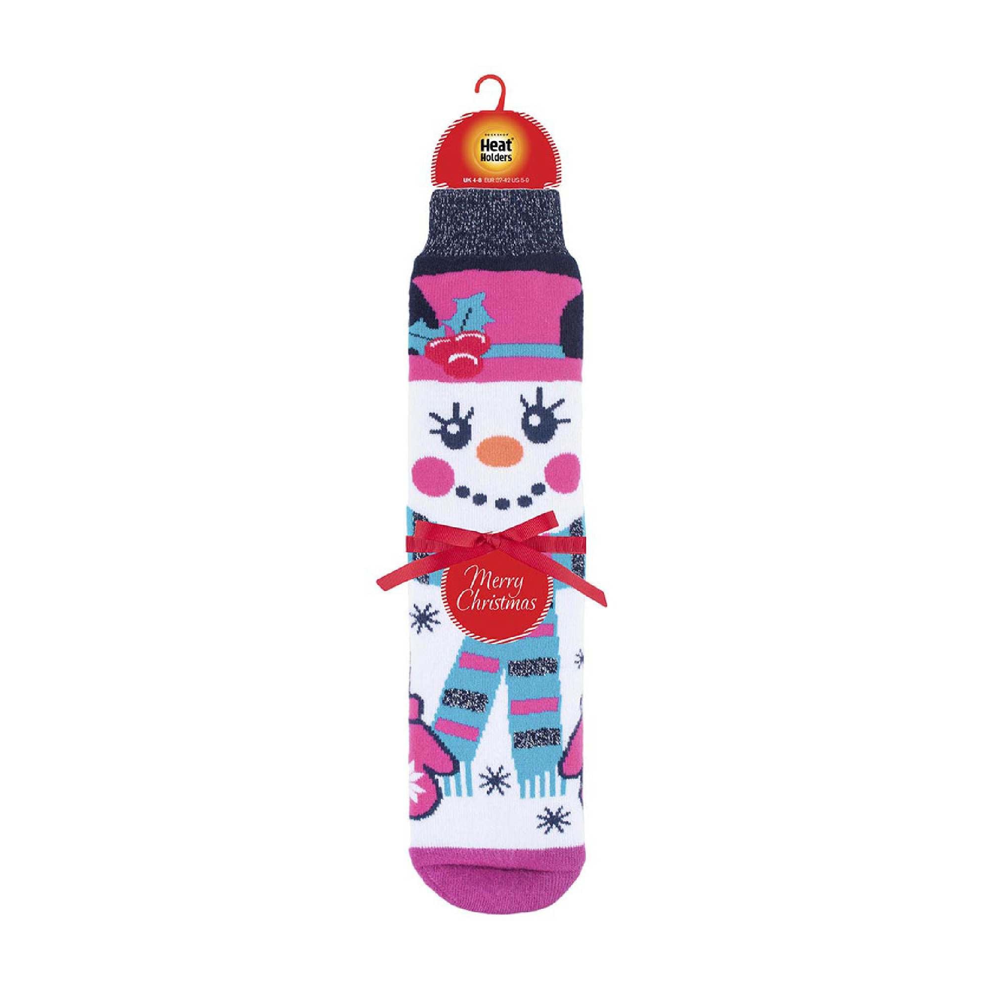 Mens / Ladies Thermal Christmas Non Slip Slipper Socks with Grippers