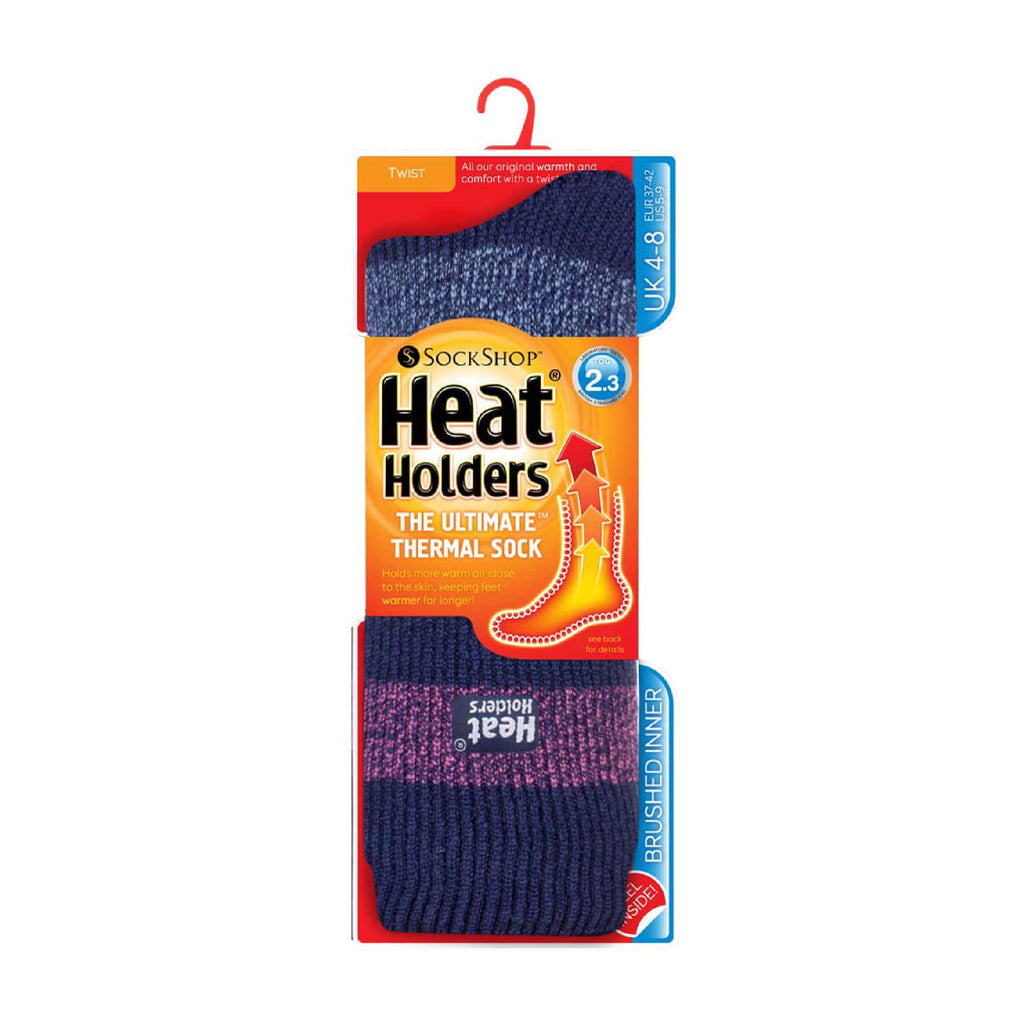 Ladies Twist Patterned Thick Winter Warm Thermal Socks