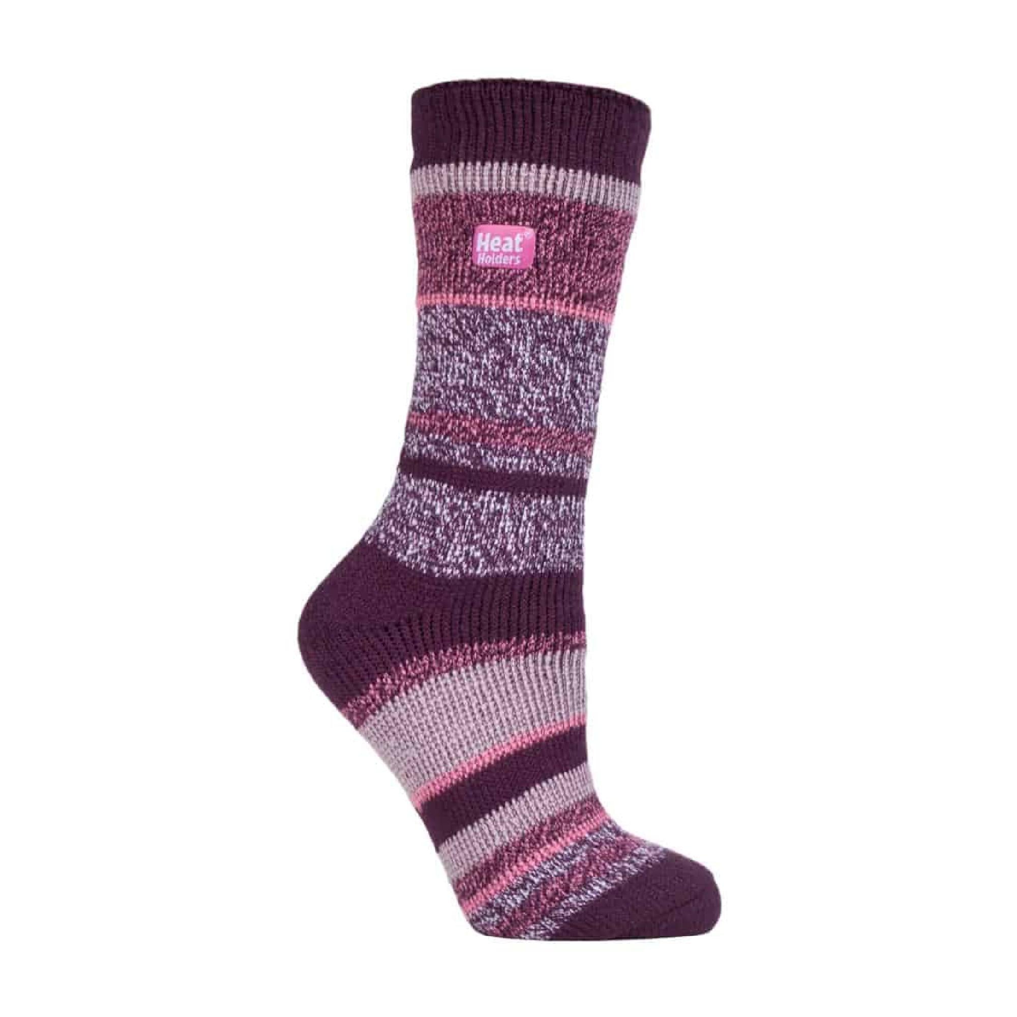 Ladies Twist Patterned Thick Winter Warm Thermal Socks