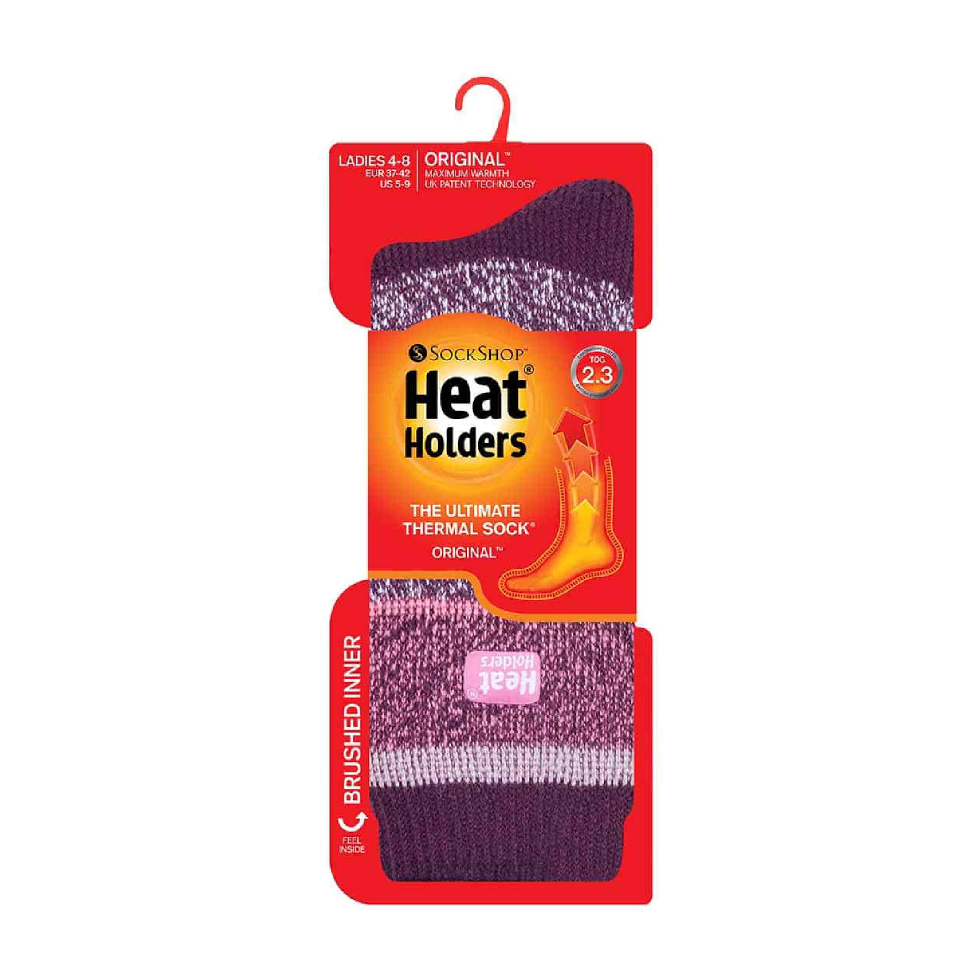 Ladies Twist Patterned Thick Winter Warm Thermal Socks