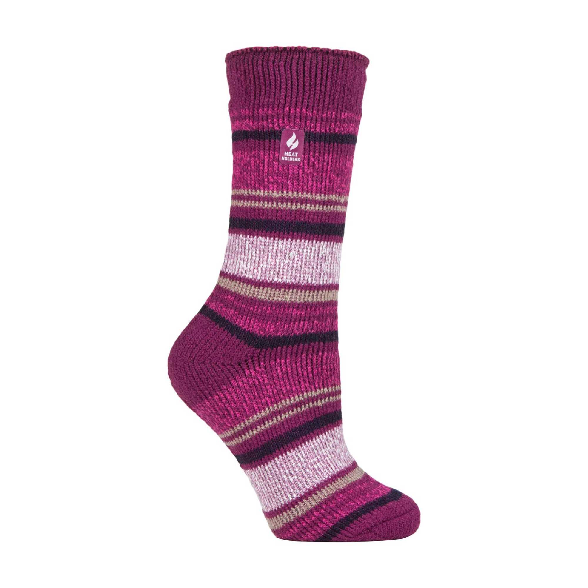 Ladies Twist Patterned Thick Winter Warm Thermal Socks
