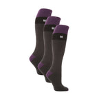 3 Pack Ladies Winter 2.3 TOG Thermal Long Knee High Ski Socks