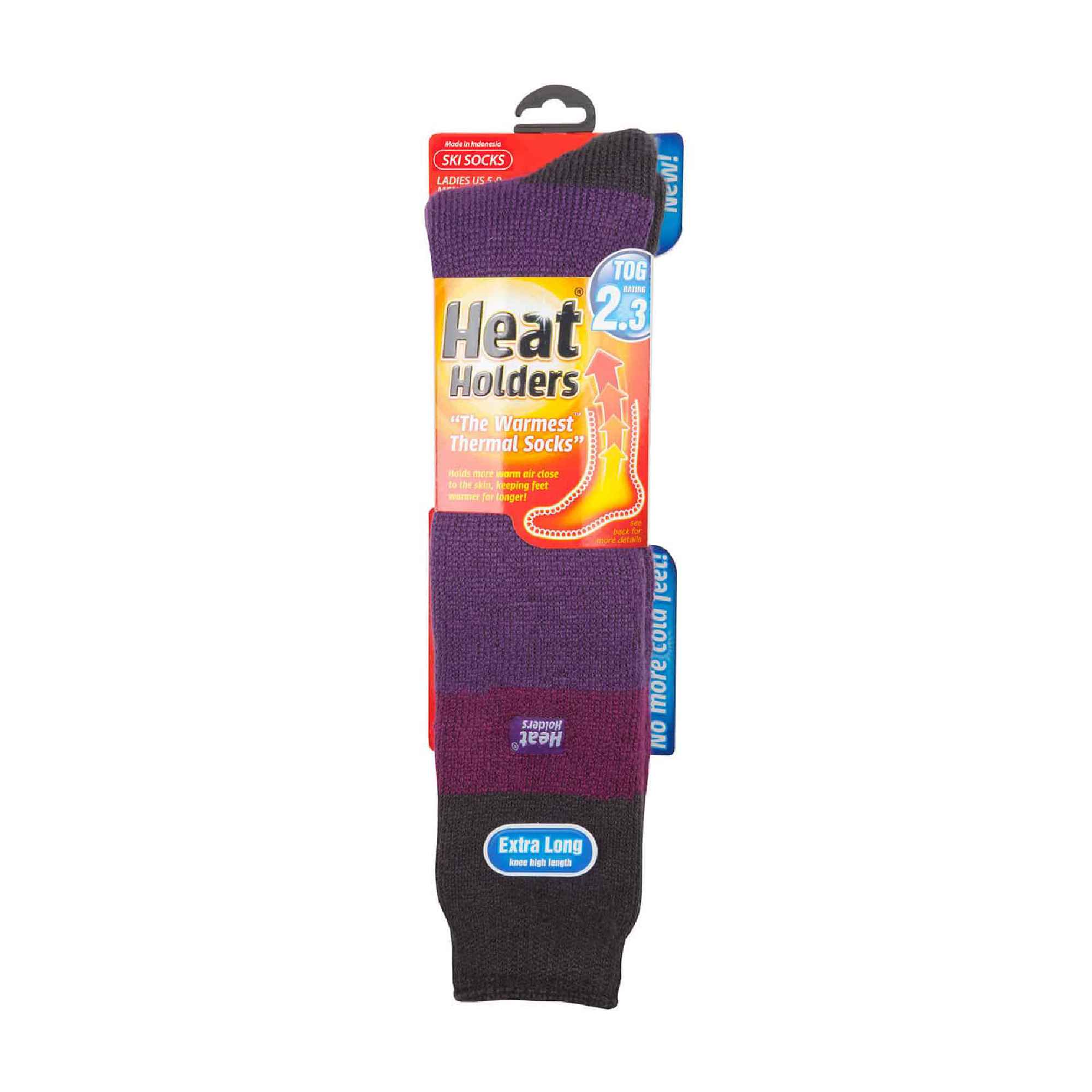Ladies Extra Long 2.3 TOG Winter Knee High Thermal Ski Socks