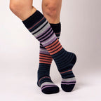 Ladies Thermal Striped Ski Socks
