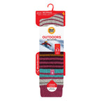 Ladies Thermal Striped Ski Socks