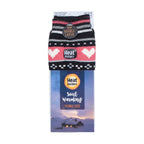 Ladies Fairisle Nordic Winter Non Slip Thermal Slipper Socks