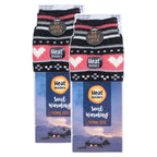 2 Pairs Womens Soul Warming Socks with Grips