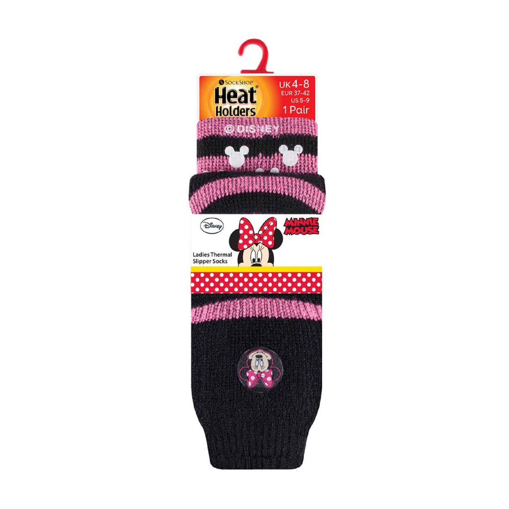 Ladies Snoopy & Minnie Mouse Novelty Thermal Slipper Socks