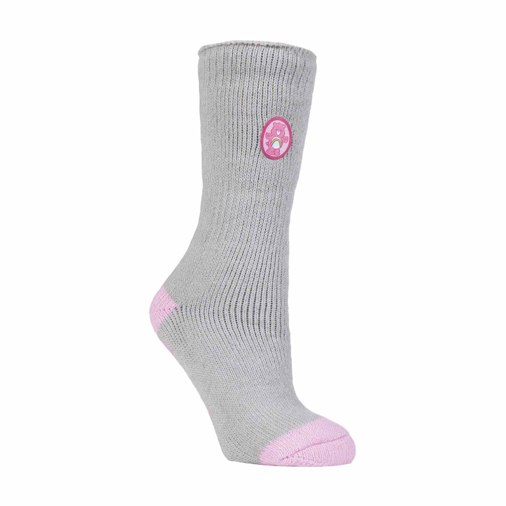 Ladies Care Bear Novelty Thermal Slipper Socks