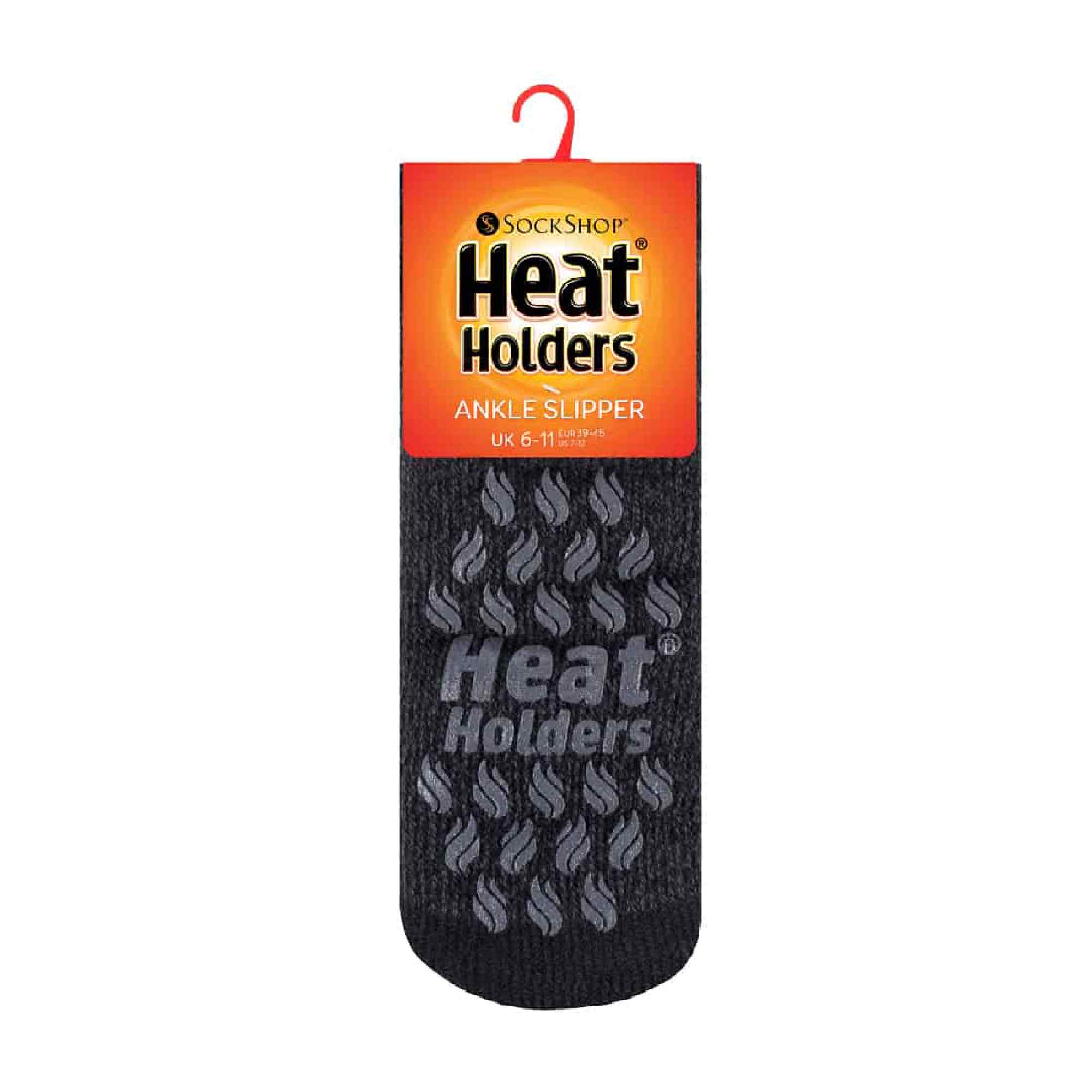 Mens 2.3 TOG Non Slip Low Cut Ankle Thermal Slipper Socks (Multipack Options)