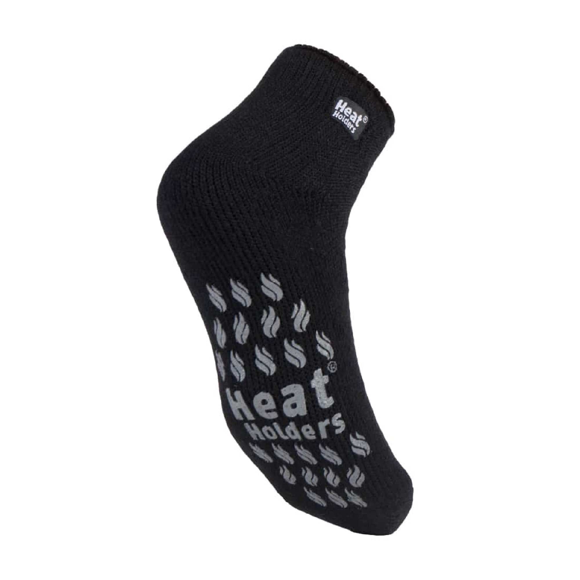 Mens 2.3 TOG Non Slip Low Cut Ankle Thermal Slipper Socks (Multipack Options)