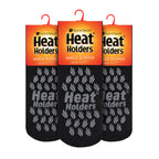 Mens 2.3 TOG Non Slip Low Cut Ankle Thermal Slipper Socks (Multipack Options)