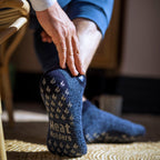 Mens 2.3 TOG Non Slip Low Cut Ankle Thermal Slipper Socks (Multipack Options)