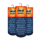 Mens 2.3 TOG Non Slip Low Cut Ankle Thermal Slipper Socks (Multipack Options)