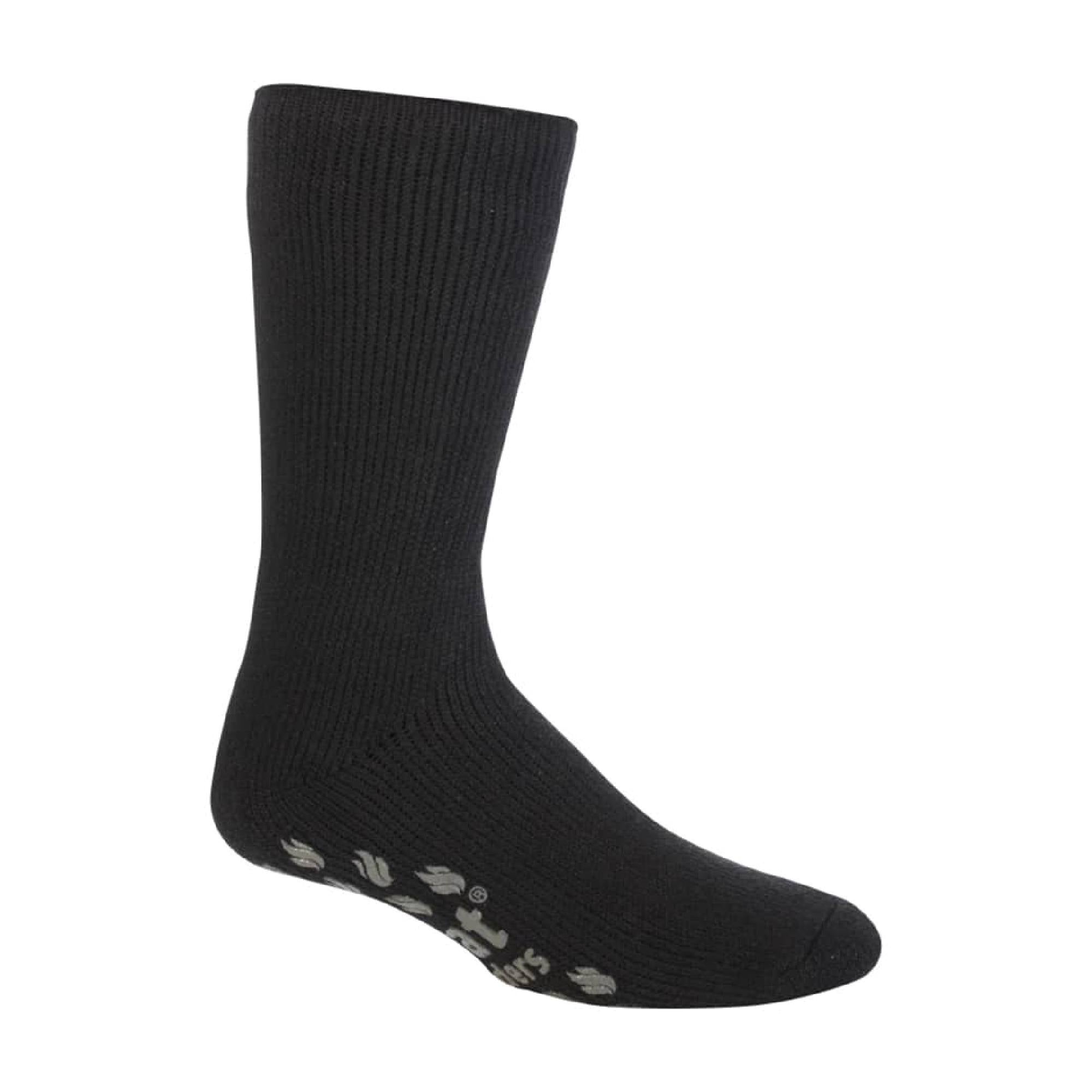 Mens Winter Non Slip Thermal Slipper Socks with Grips