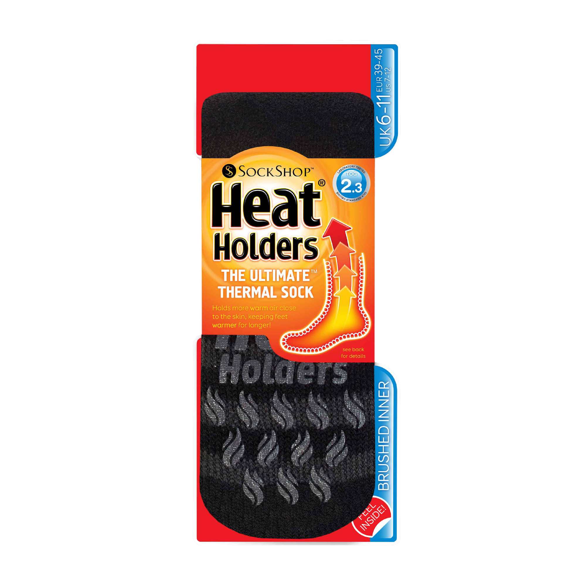 Mens Winter Non Slip Thermal Slipper Socks with Grips