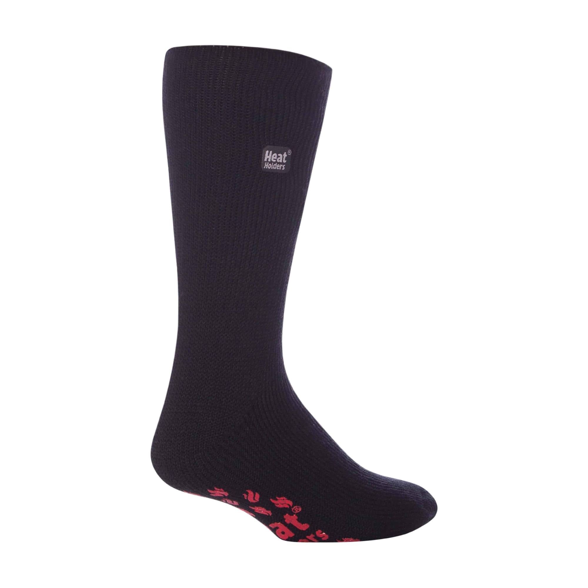 Mens Winter Non Slip Thermal Slipper Socks with Grips