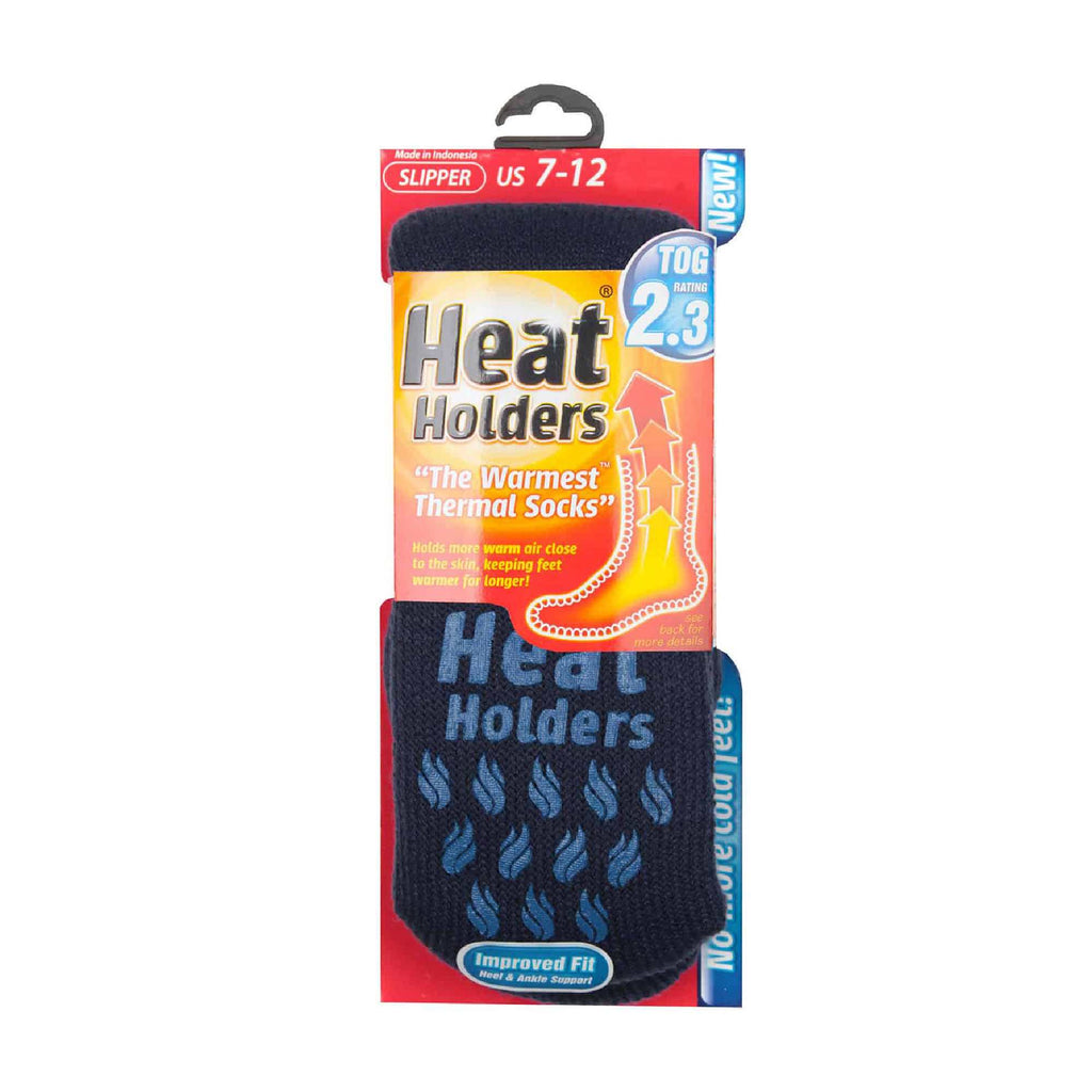 Mens Winter Non Slip Thermal Slipper Socks with Grips