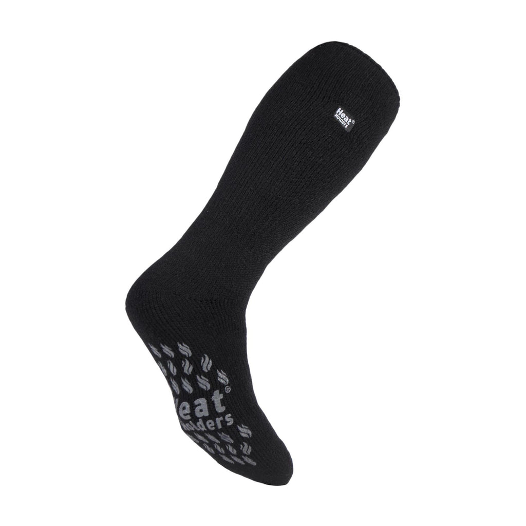 Mens Knee High Thermal Fleece Lined Slipper Socks