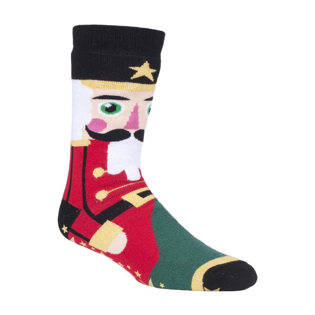 Mens / Ladies Thermal Christmas Non Slip Slipper Socks with Grippers