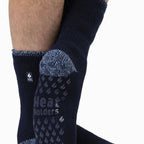 2 Pair Mens Winter Crew Slipper Socks