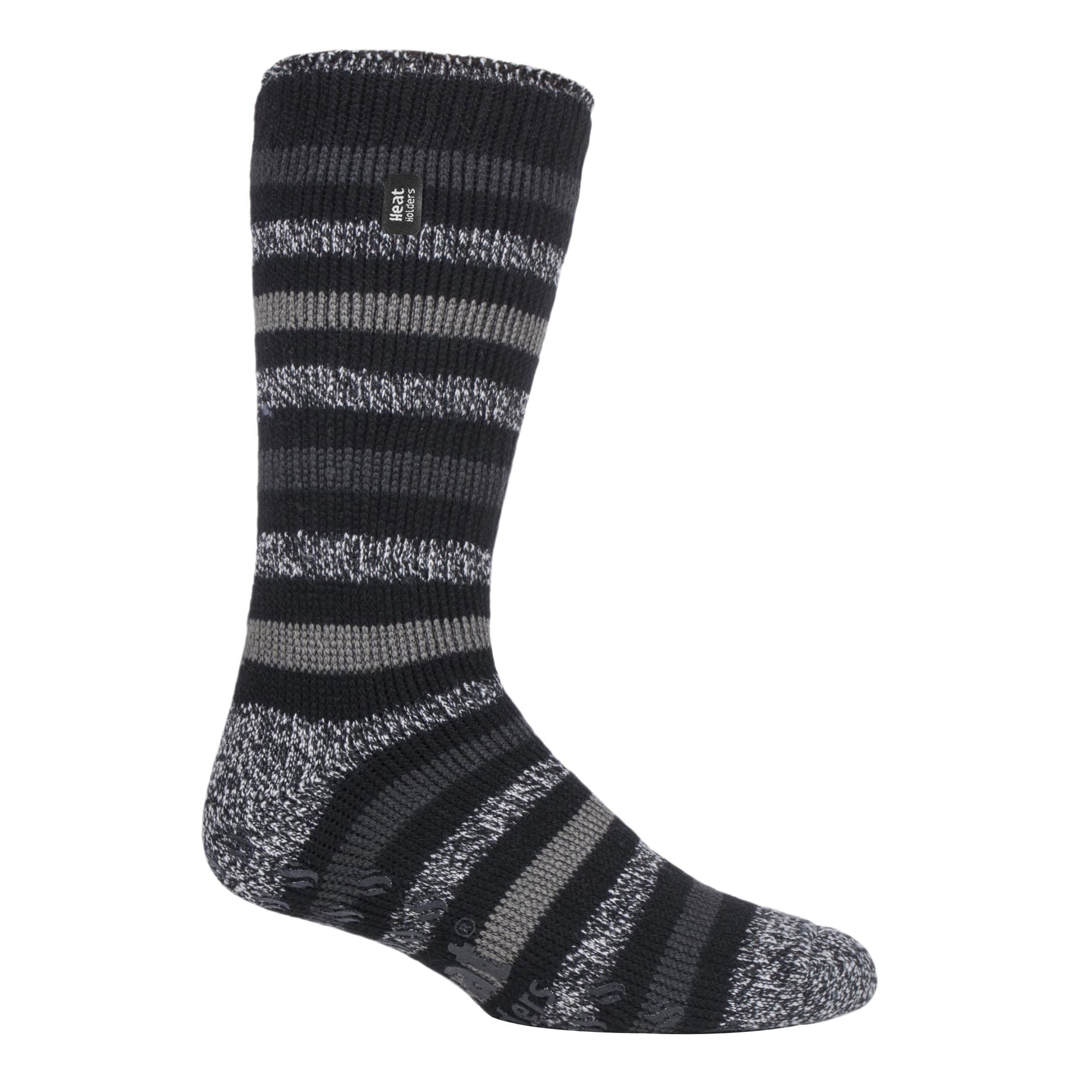 2 Pair Mens Winter Crew Slipper Socks