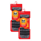 2 Pair Mens Winter Crew Slipper Socks