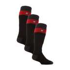 Men's Thermal Striped Ski Socks | High Quality Heat Holders Extra Long Socks