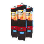 Men's Thermal Striped Ski Socks | High Quality Heat Holders Extra Long Socks