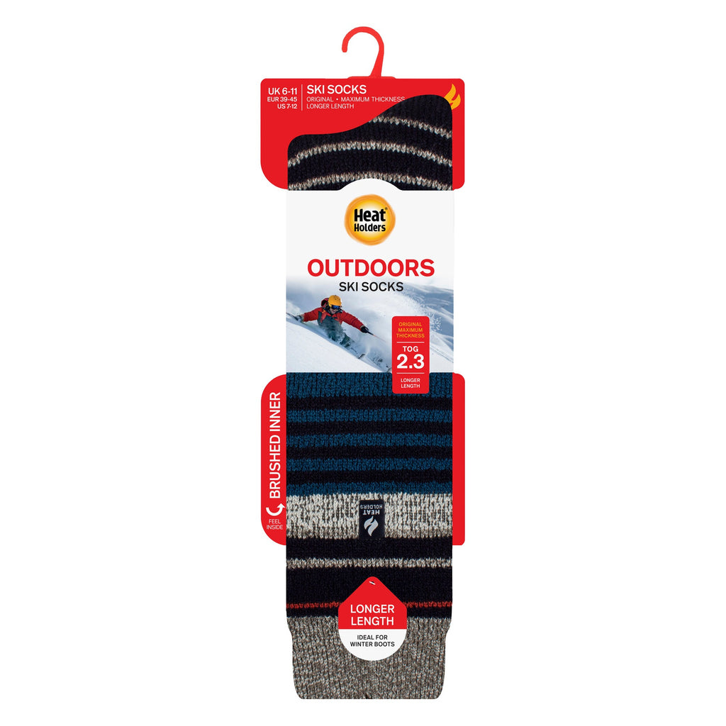 Mens Thermal Ski Patterned Socks