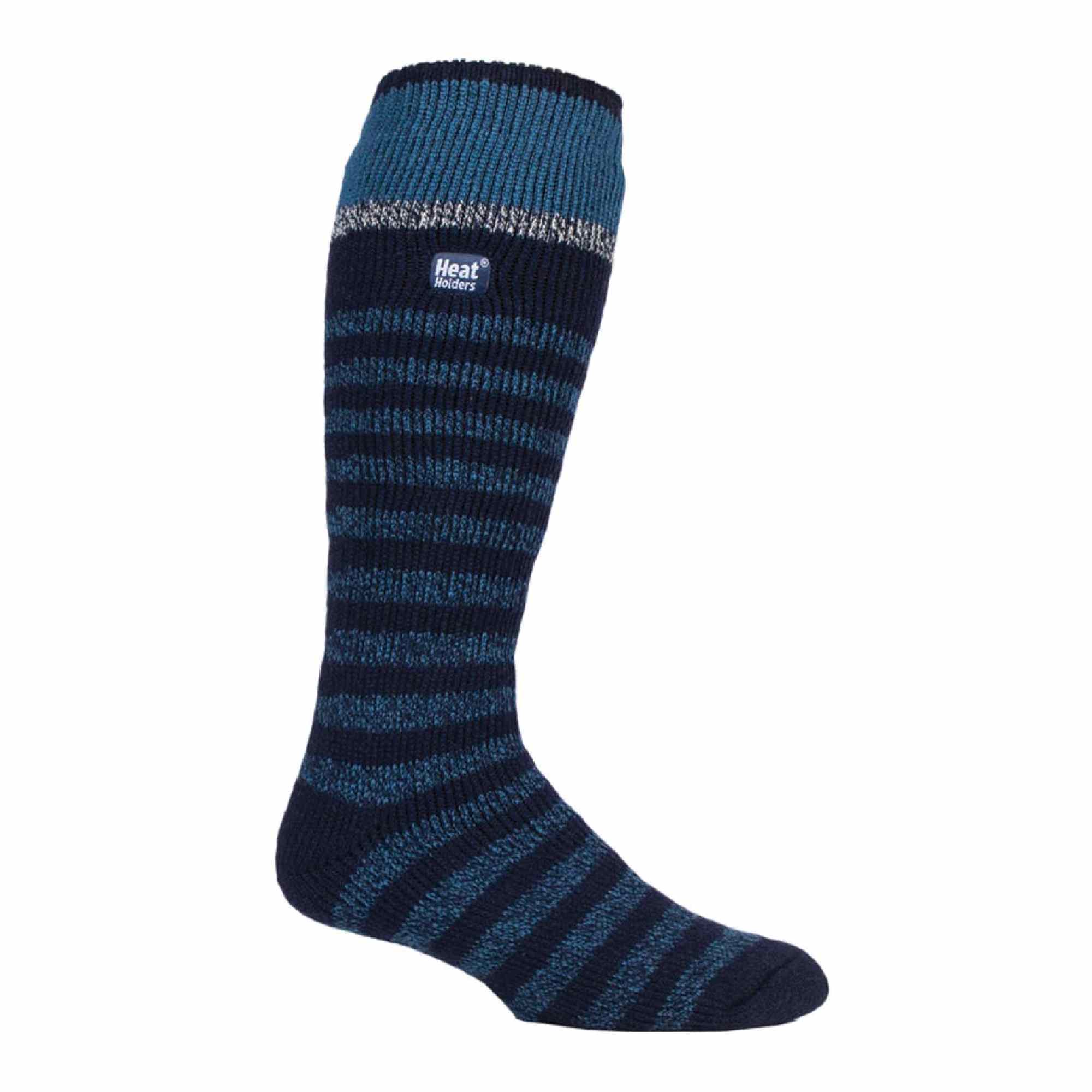 Mens Striped 2.3 TOG Winter Knee High Thermal Ski Socks