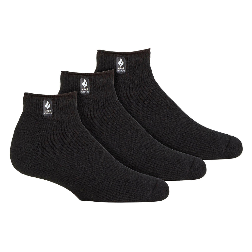 Mens 3 Pack Thermal Winter Soft Trainer Socks