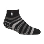 Mens 2.3 TOG Non Slip Low Cut Ankle Thermal Slipper Socks (Multipack Options)