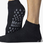 Mens 2.3 TOG Non Slip Low Cut Ankle Thermal Slipper Socks (Multipack Options)