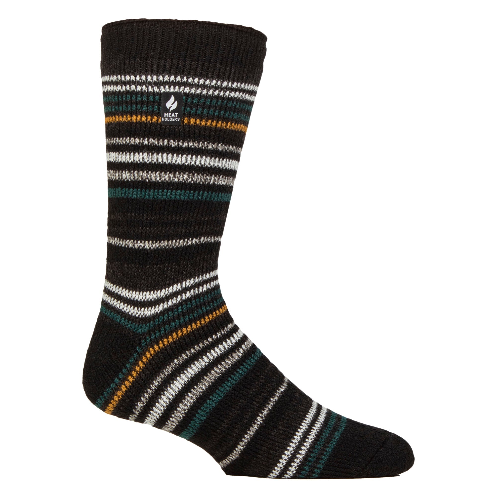 Mens Thermal Stripe Pattern Socks for Winter