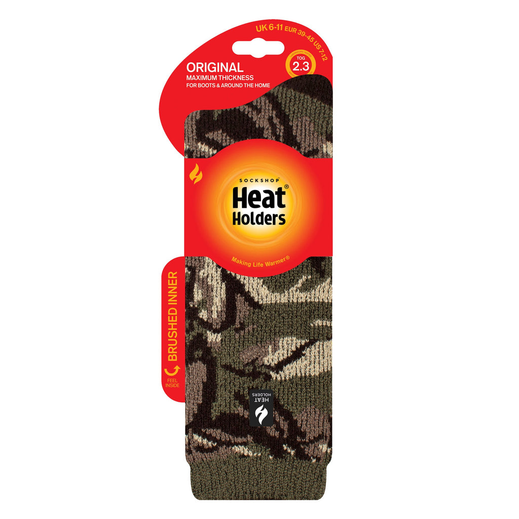 Mens Jacquard Thermal Socks for Winter