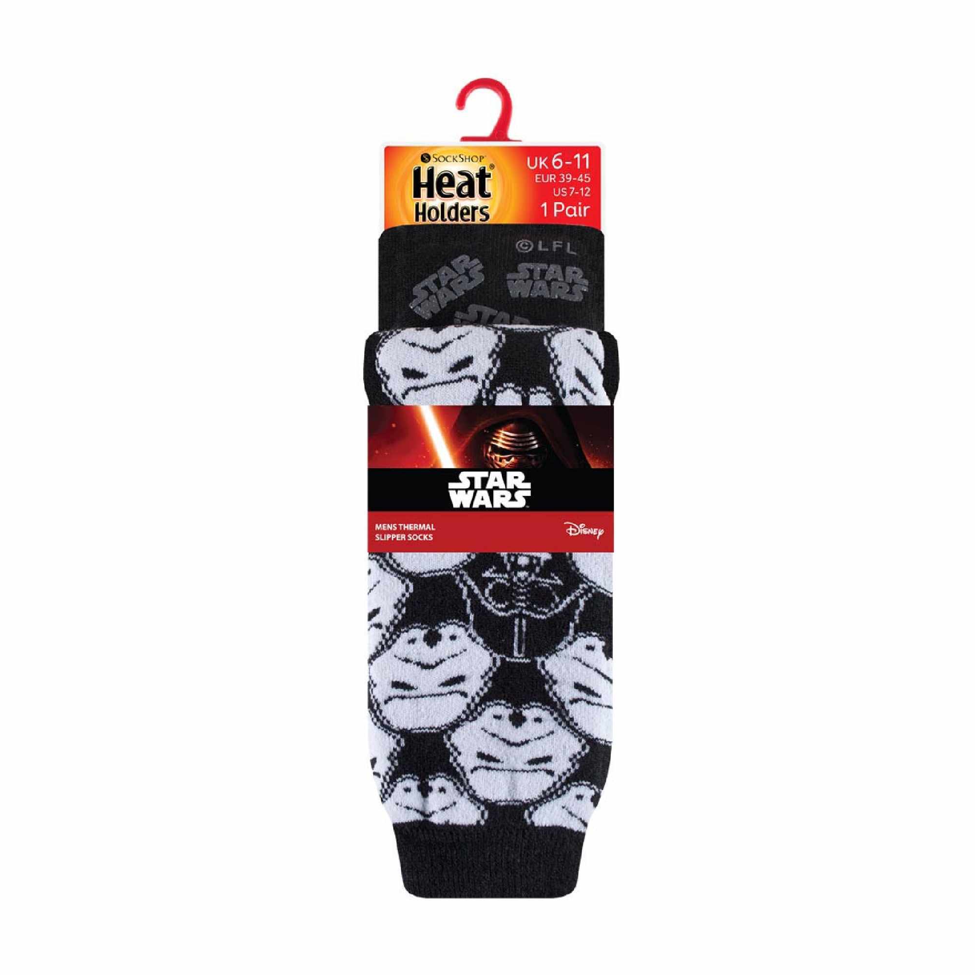 Mens Film & TV Themed Novelty Thermal Slipper Socks