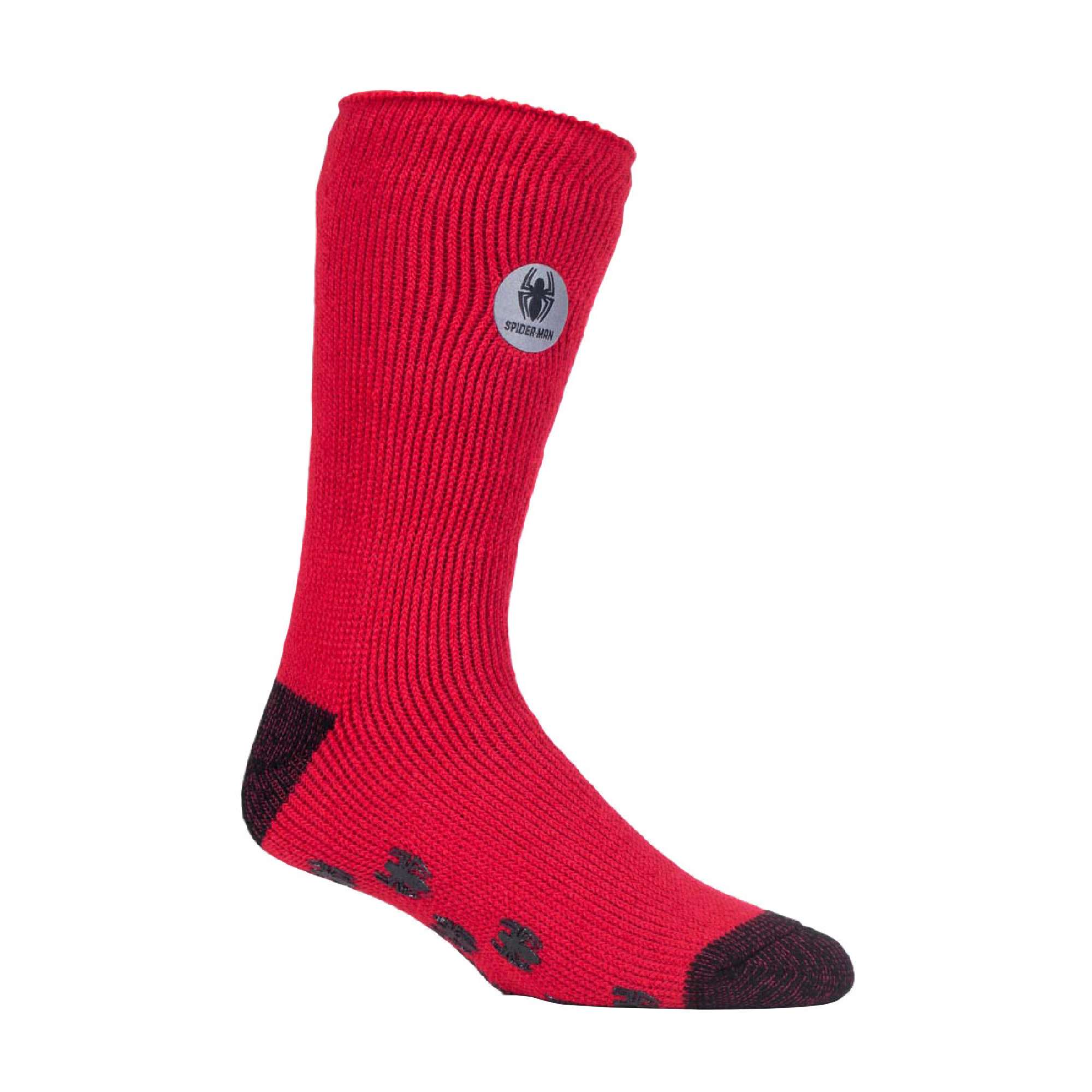 Mens Spiderman Novelty Thermal Slipper Socks