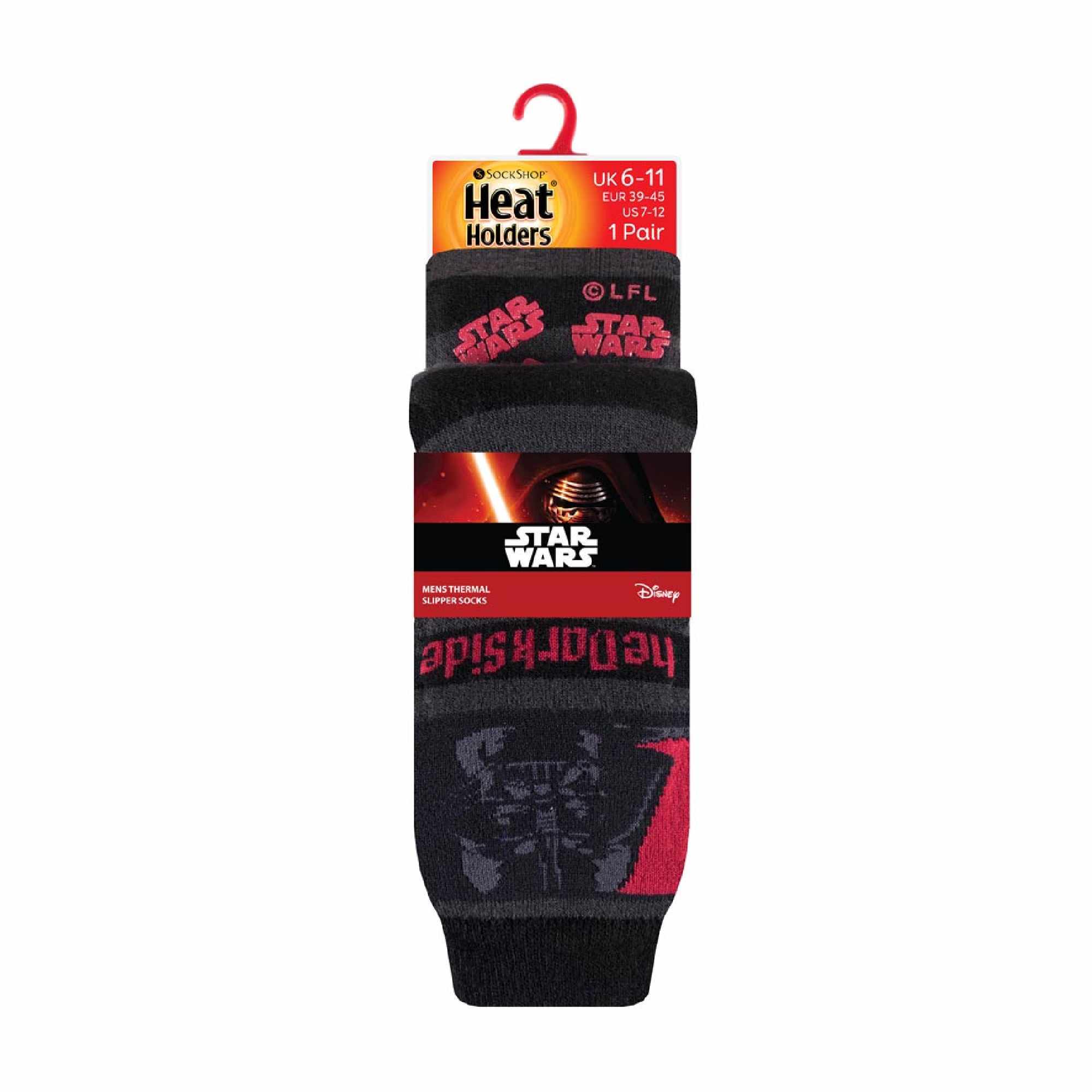 Mens Film & TV Themed Novelty Thermal Slipper Socks