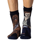 Mens Star Wars Themed Novelty Thermal Slipper Socks