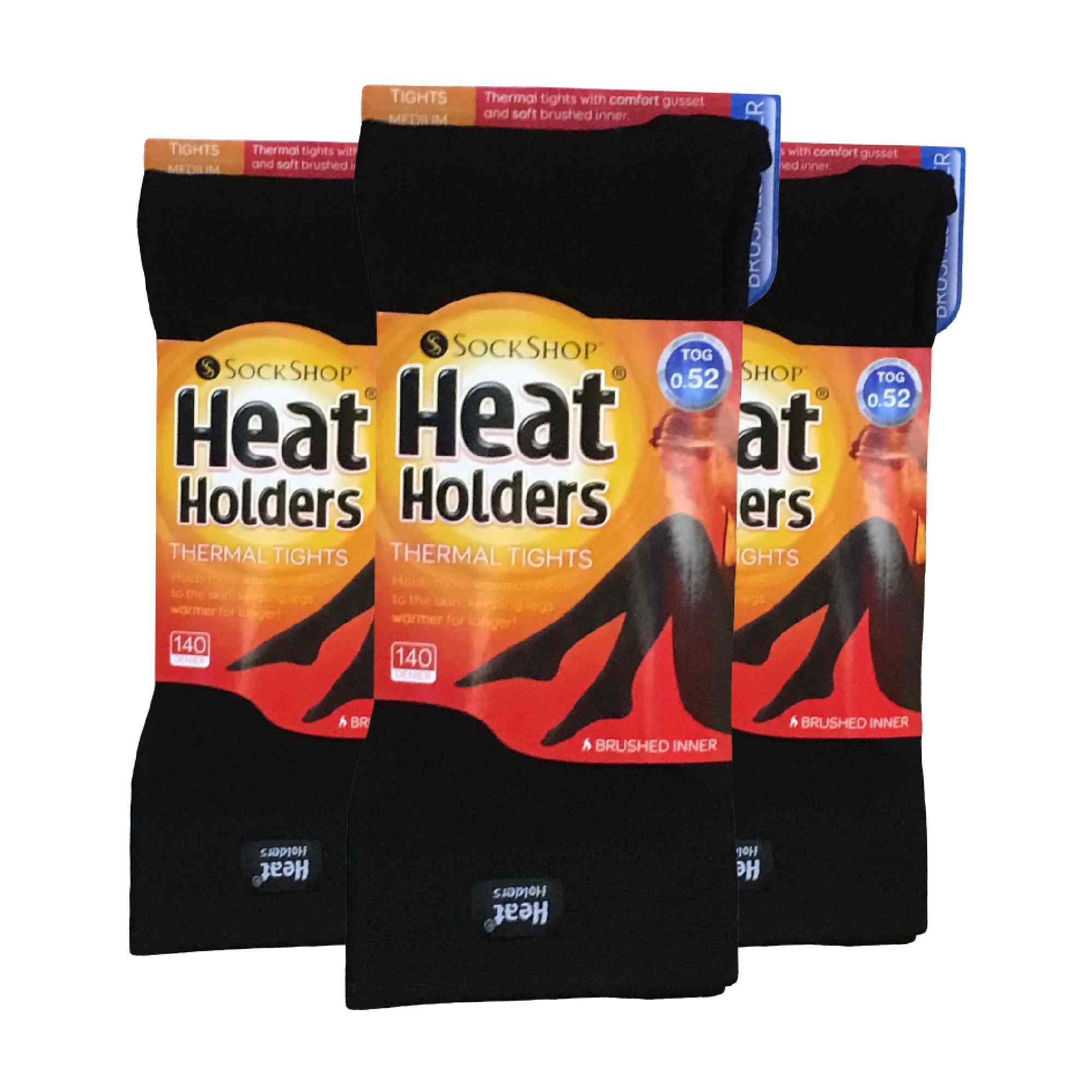 Heat Holders 3 Pack Ladies Fleece Lined Thermal Tights