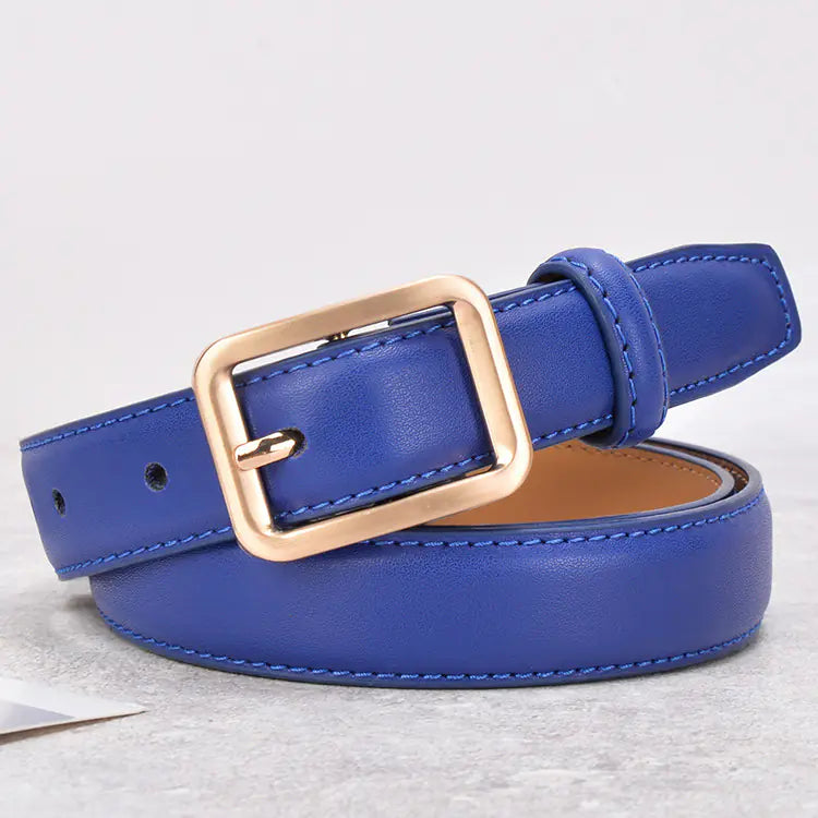 Classic Women’s Leather Belt | 2.3 cm Pin Buckle