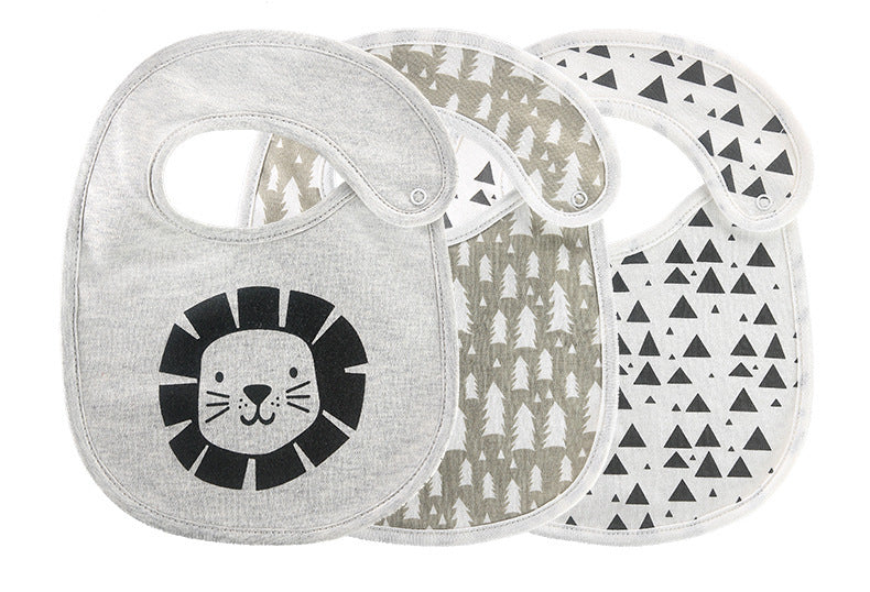 Babylium Baby Bibs - Soft Adjustable Feeding Bibs for Infants