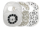 Babylium Baby Bibs - Soft Adjustable Feeding Bibs for Infants