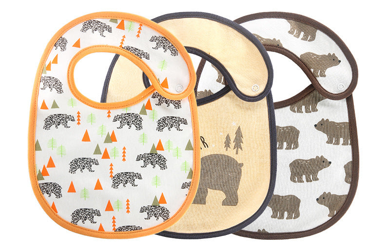 Babylium Baby Bibs - Soft Adjustable Feeding Bibs for Infants